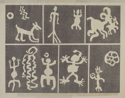 Petroglyph Design af Lala Eve Rivol