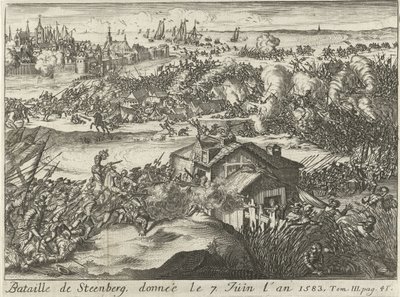 Slaget ved Steenberg, givet den 7. juni 1583 (titel på objekt) af Lamberecht Causé