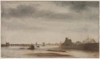 Udsigt over Orléans fra Loire af Lambert Doomer