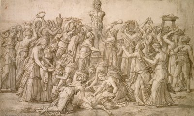 Offer til Priapus, 1540 af Lambert Lombard
