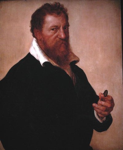 Selvportræt (olie på panel) af Lambert Lombard