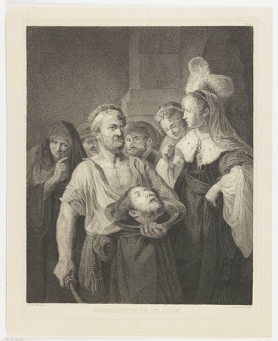 Salome modtager Johannes Døberens hoved af Lambertus Antonius Claessens