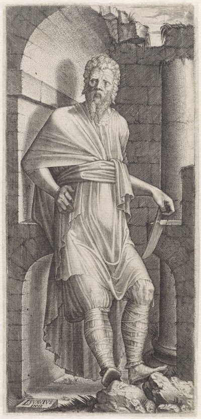 Apostel Bartholomew Kristus, de tolv apostle og Paulus (serietitel) af Lambertus Suavius
