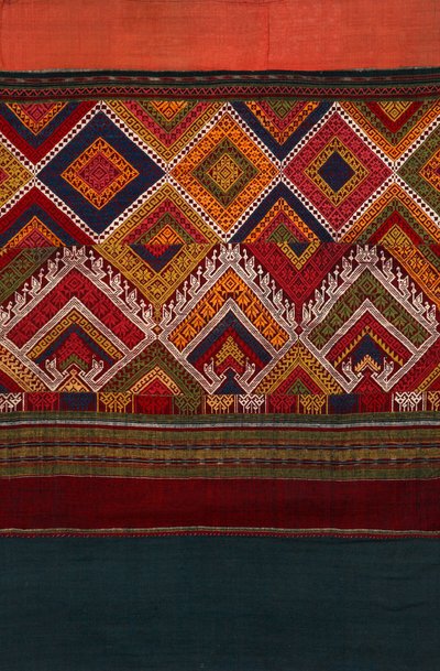 Stofdesign (tekstil) af School Laotian