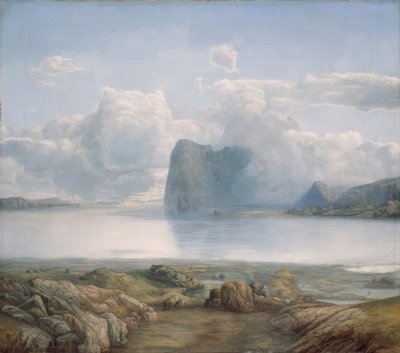 øen Borgøya af Lars Hertervig