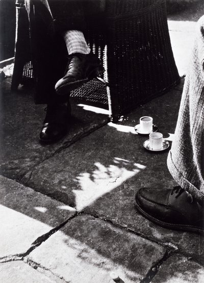 At Coffee (vintage gelatine sølv fotografi) af Laszlo Moholy Nagy