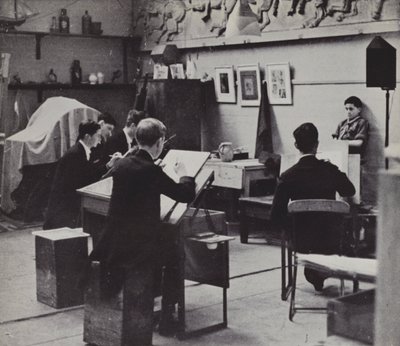 Tegneskole, Eton (s/h foto) af Laszlo Moholy Nagy