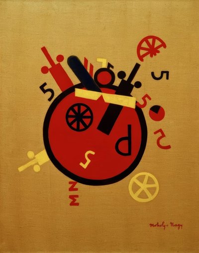 Stort hjul af Laszlo Moholy Nagy