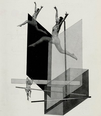 Menneskelig mekanik variation. Fra Scenen i Bauhaus Scenen i Bauhaus, 1925. af Laszlo Moholy Nagy