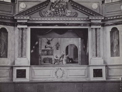 Marionette Theatre, Eton (s/h-billede) af Laszlo Moholy Nagy