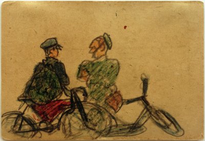 Uden titel (taler med cyklister) af Laszlo Moholy Nagy