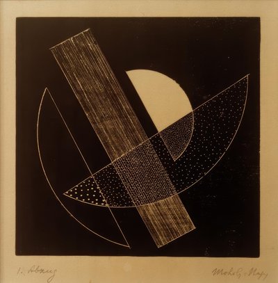 Uden titel (konstruktivistisk komposition) af Laszlo Moholy Nagy
