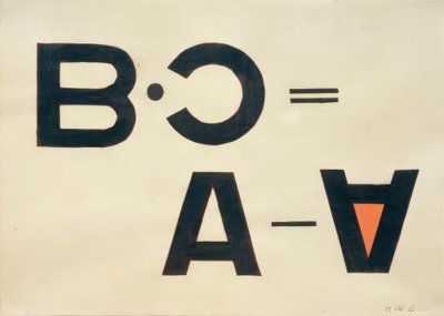Uden titel (skrivefejlcollage) af Laszlo Moholy Nagy