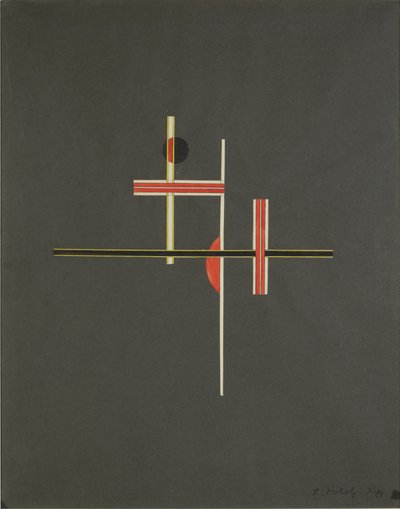 Rød og sort balance, 1922 af Laszlo Moholy Nagy