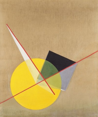 Gul cirkel af Laszlo Moholy Nagy