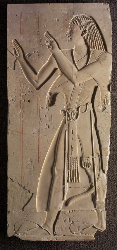 Mentuemhat i kirkelig dragt, ca. 667-647 f.Kr af Late Period Egyptian