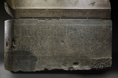 Sarkofag af Wennefer, 380-332 f.Kr. (granit) af Late Period Egyptian