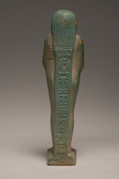 Shabti-figur for Padineith (fajance) (se også 247998) af Late Period Egyptian