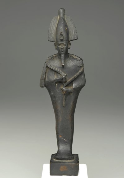 Stående mummiform af Osiris, 664-332 f.Kr. (bronze) af Late Period Egyptian