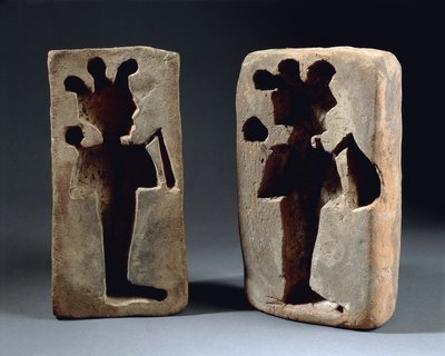 To forme af Osiris figur, fra Abydos af Late Period Egyptian
