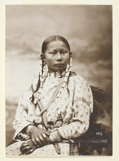 Spotted Fawn, Cheyenne-brud, 1879. af Laton Alton Huffman