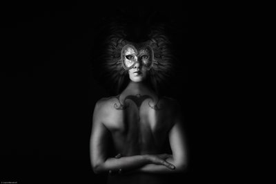 Den mystiske maskerede kvinde af Laura Benvenuti