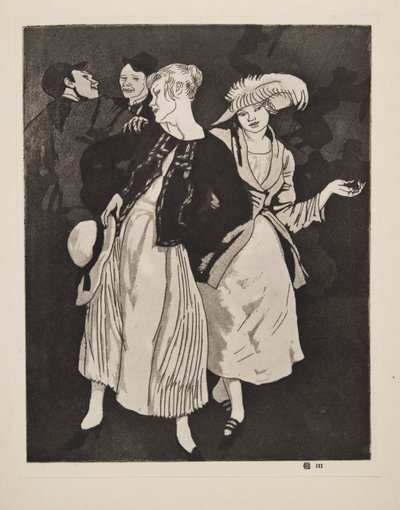 Bank Holiday, pub 1924. af Laura Knight