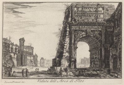Titusbuen af Laura Piranesi after Giovanni Battista Piranesi