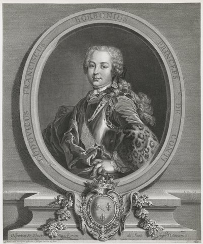 Laurent Cars - Louis François de Bourbon, prins af Conti af Laurent Cars