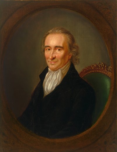 Thomas Paine (1737-1809), ca. 1792 (olie på lærred) af Laurent Dabos
