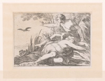 Apollo en Coronis af Laurent de La Hire