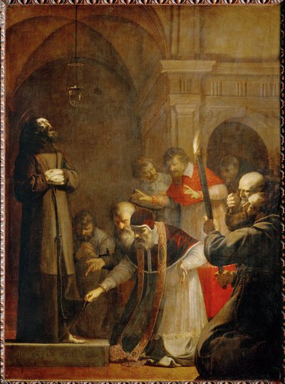Pave Nicholas V, i 1449 ... af Laurent de La Hire or La Hyre