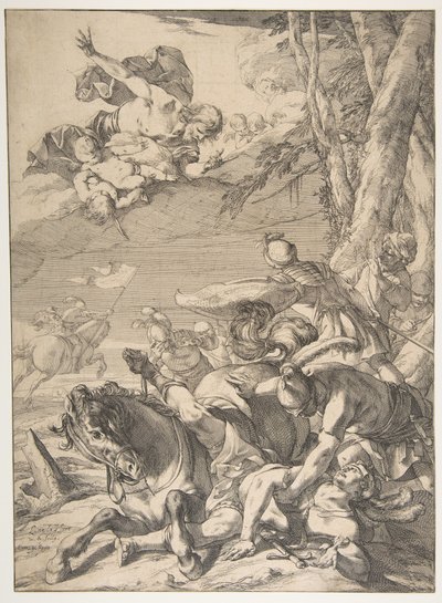 Omvendelse af St. Paul. af Laurent de la Hyre