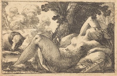 Diana liggende af Laurent de la Hyre