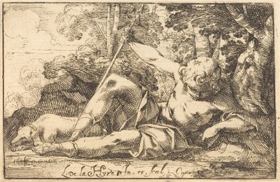 Narcissus ved foråret af Laurent de la Hyre