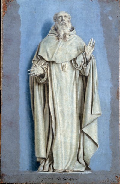 Saint Pierre Nolasque (1189-1256) i ekstase Maleri med camaieu på lærred af Laurent de La Hyre (1606-1656) 1600-tallet søn. 0,36 x 0,23 m Paris. Louvre-museet af Laurent de la Hyre