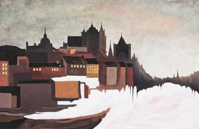 Skt. Petersborg, ca. 2021 (akryl på lærred) af Laurie Michaels