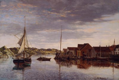 Fiskerby af Lauritz Haaland