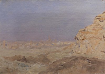Udsigt over Kairo af Laurits Regner Tuxen