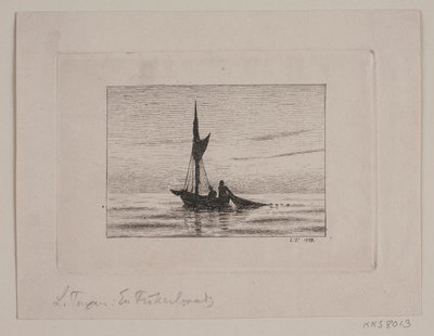 En fiskerbåd af Laurits Regner Tuxen