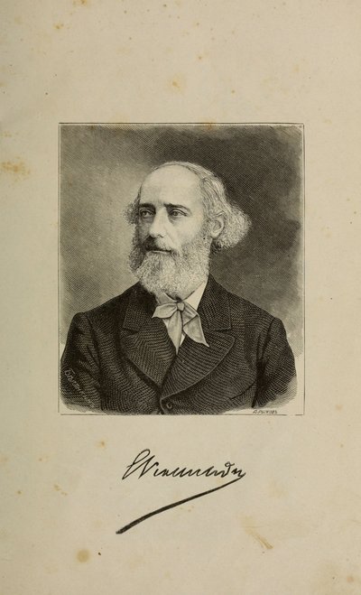 Portræt af Eugene Viollet-le-Duc 1814-1879, 1879. af Lavr Lavrovich Belyankin