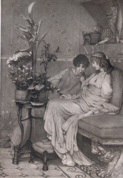 I fortrolighed, Bibbys Annual af Lawrence (after) Alma Tadema