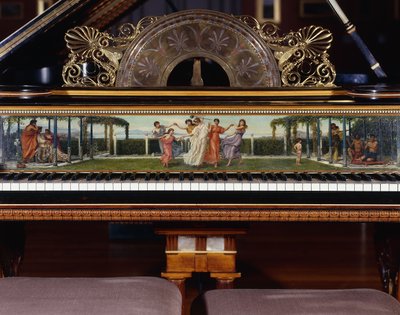 En meget vigtig pianoforte designet af Sir Lawrence Alma-Tadema, handling af Steinway New York. Bygget i 1887. af Lawrence Alma Tadema