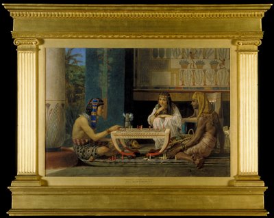 Egyptiske skakspillere, 1865 af Lawrence Alma Tadema