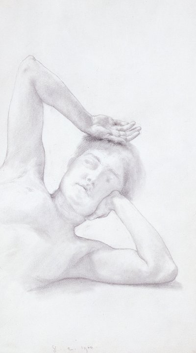 Kvindelig hoved og torso, 1900 af Lawrence Alma Tadema