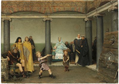 Uddannelsen af børnene fra Clotilde og Clovis, 1868 af Lawrence Alma Tadema