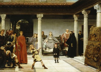 Uddannelsen af Clovis børn af Lawrence Alma Tadema