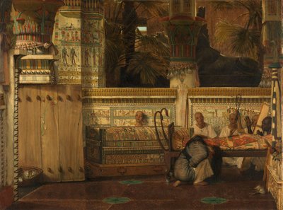 Den egyptiske enke, 1872 af Lawrence Alma Tadema
