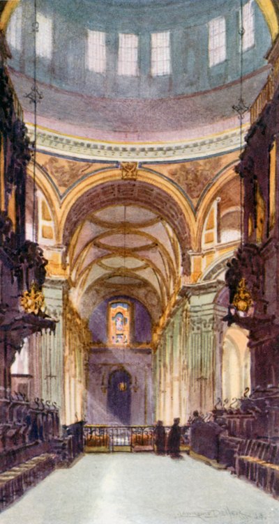 The Whispering Gallery (farvelitografi) af Lawrence Deller
