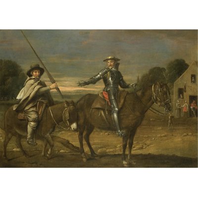 Processionernes mester - DON QUIXOTE OG SANCHO PANZA af Le Nain Brothers